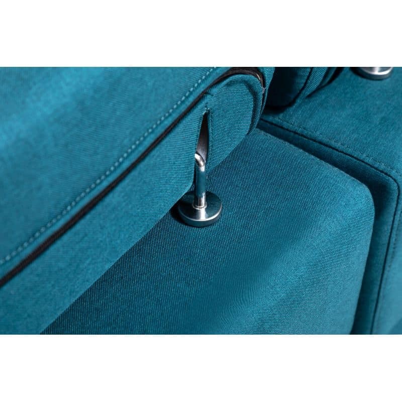 Canapé d'angle convertible 6 places tissu Angle Droit PARMA (Bleu) - image 56920