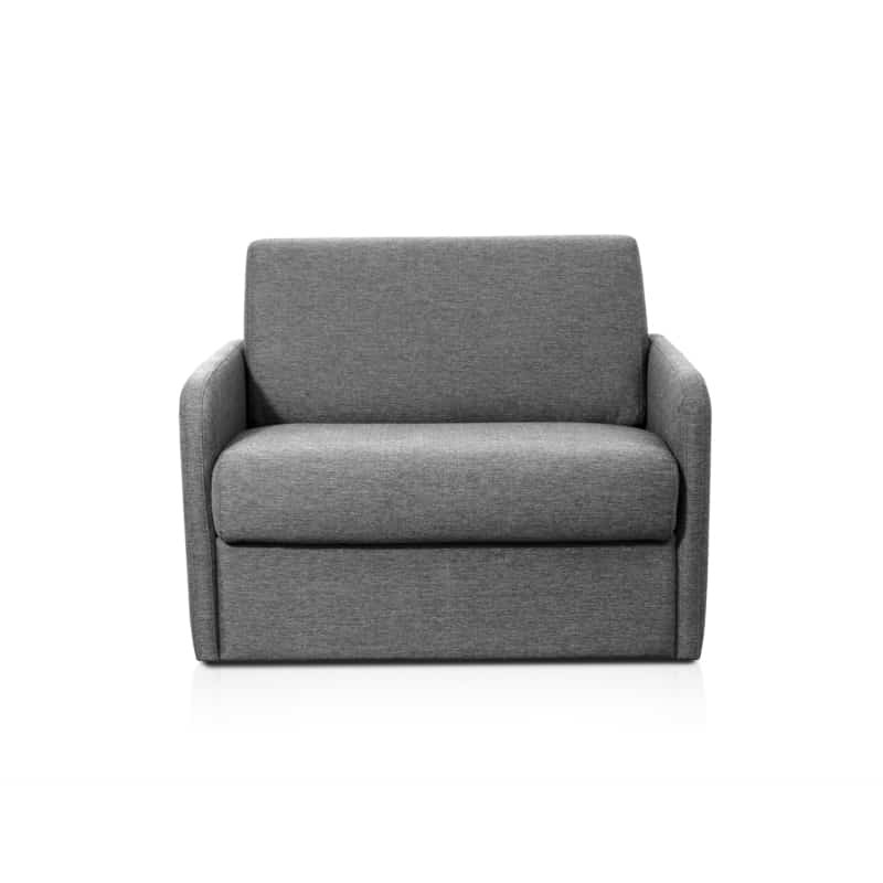 Quick sleeping chair 70x190 in DANOU fabric (Dark grey) - image 57007