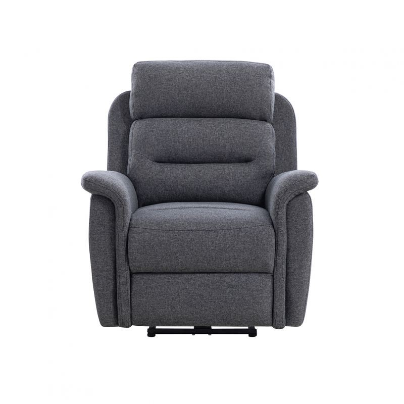Sedia relax elettrica in tessuto TONIO (grigio scuro) - image 57063