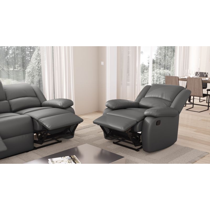 Manual relaxation chair in imitation ATLAS (Grey) - image 57187