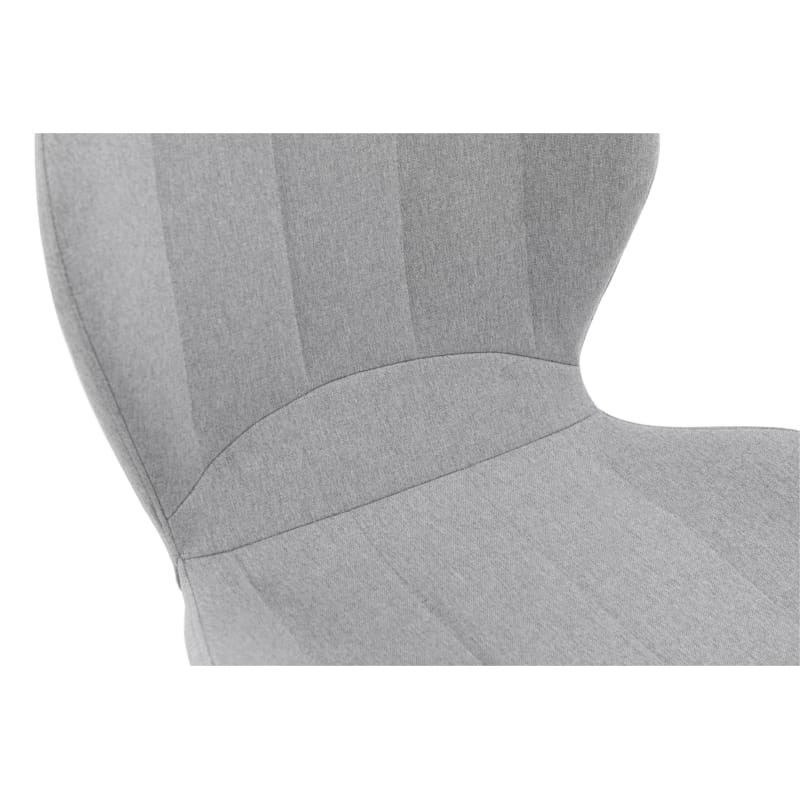 Chaise de bureau en tissu avec pieds blancs BEVERLY (Blanc) - image 57287