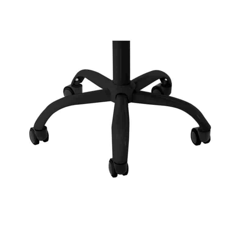 Bürostuhl aus Stoff mit schwarzen Beinen BEVERLY (Petrolblau) - image 57303