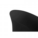Silla de oficina de polipropileno Aude (Negro)