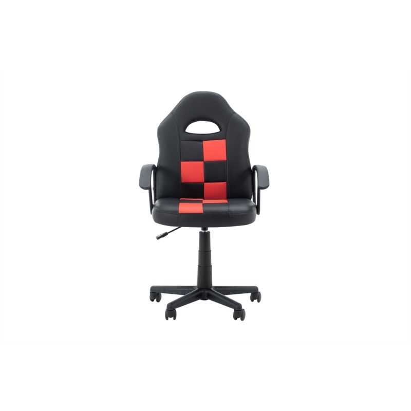 Sedia da ufficio imitazione GAMY (rosso, nero) - image 57336