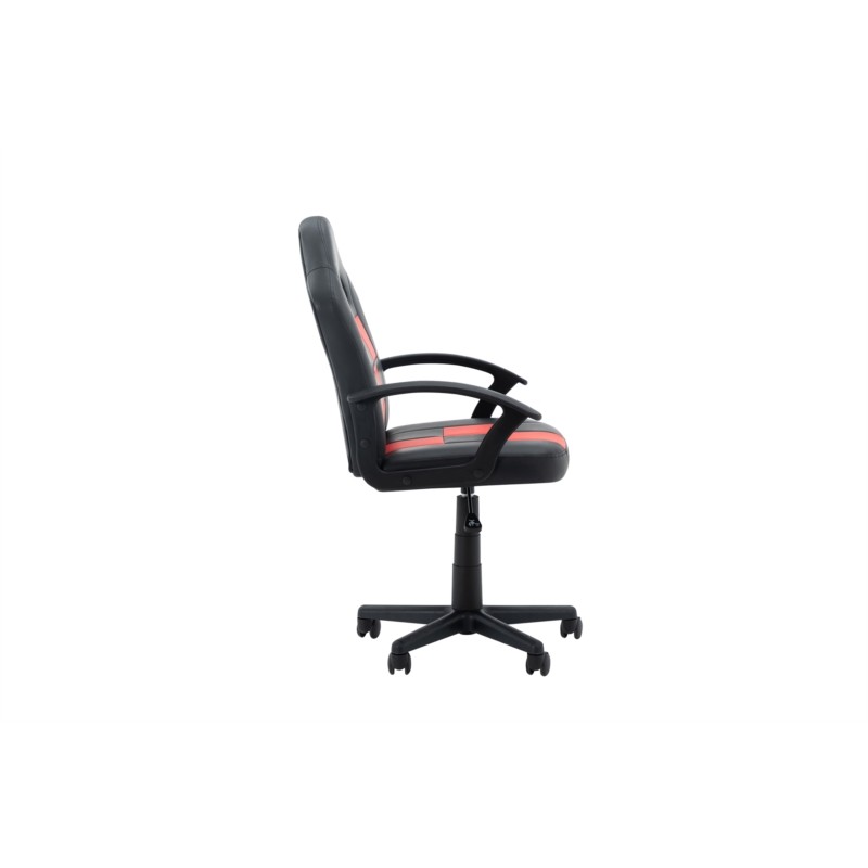 Sedia da ufficio imitazione GAMY (rosso, nero) - image 57338