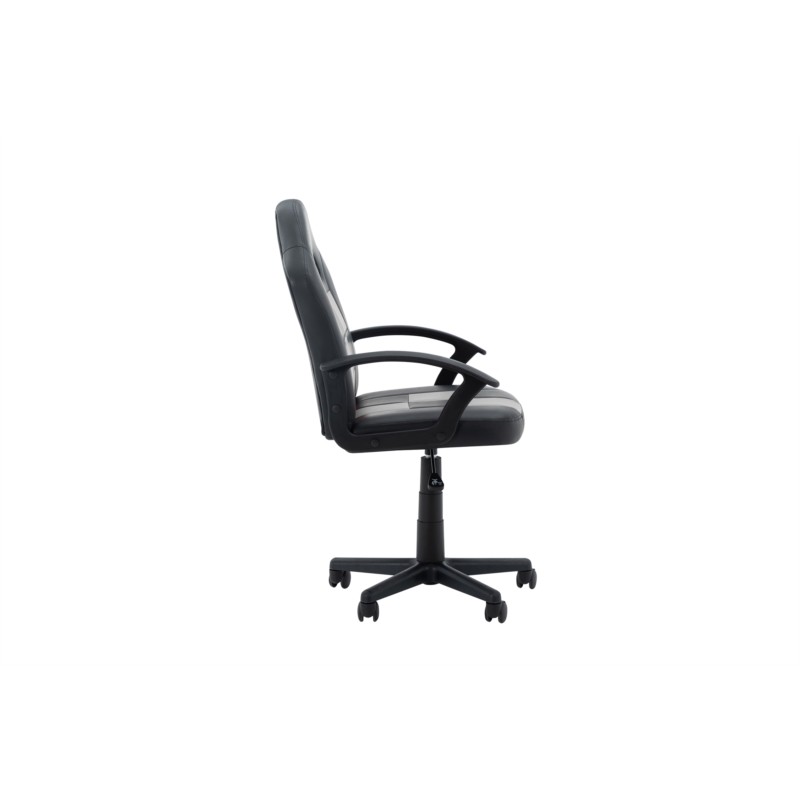 Gamy imitation office chair (Grey, black) - image 57346