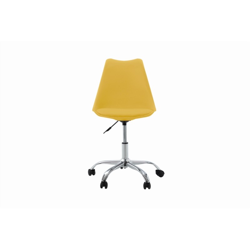Bürostuhl aus Polypropylen und TONO-Imitation (Gelb) - image 57378