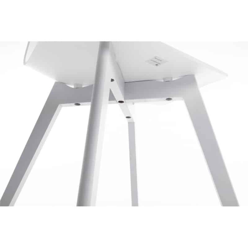 Set di 2 sedie in polipropilene con gambe in faggio tinto OMBRA (Bianco) - image 57626