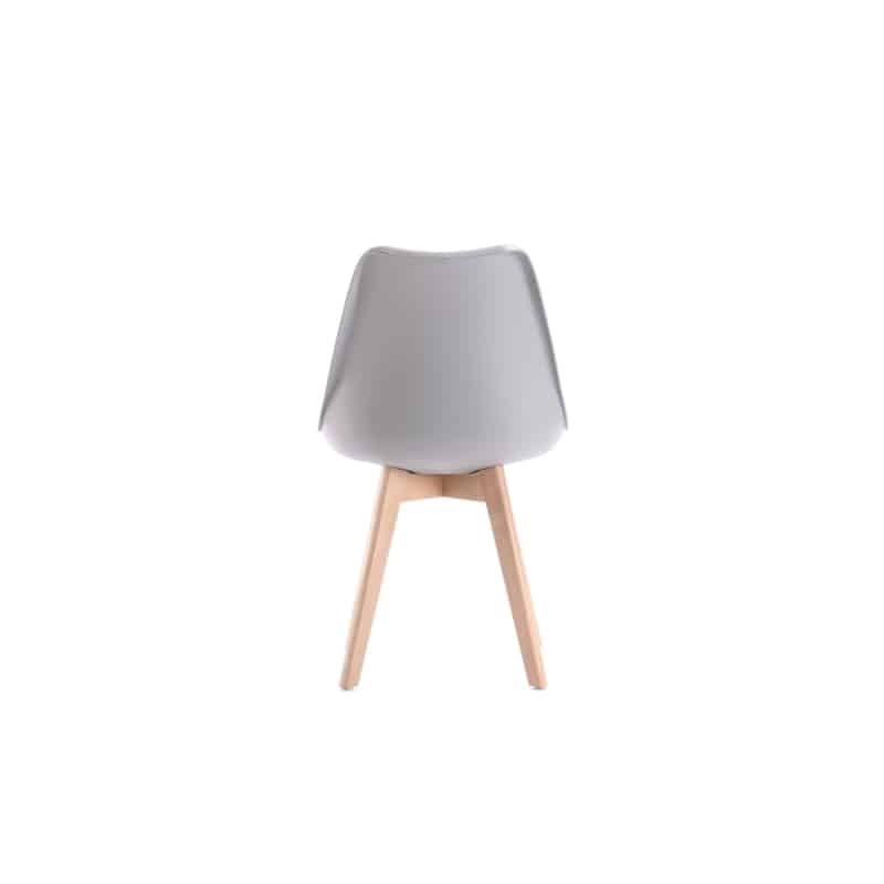 Set aus 2 skandinavischen Stühlen Beine helles Holz SIRIUS (Grau) - image 57699