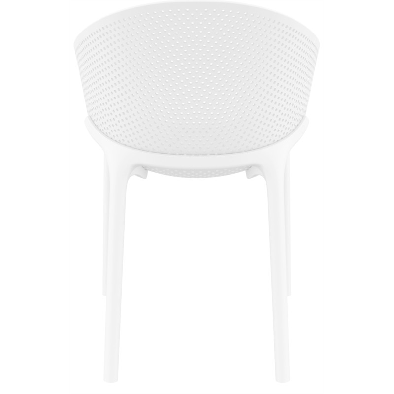 Juego de 4 sillas en polipropileno Interior-Exterior BREHAT (Blanco) - image 57792