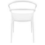 Set di 4 sedie in polipropilene Interno-Esterno IBIZA (Bianco)