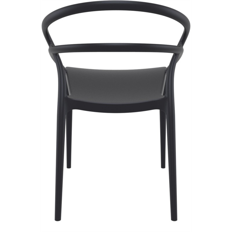 Lot de 4 chaises en polypropylène Intérieur-Extérieur IBIZA (Noir) - image 57831