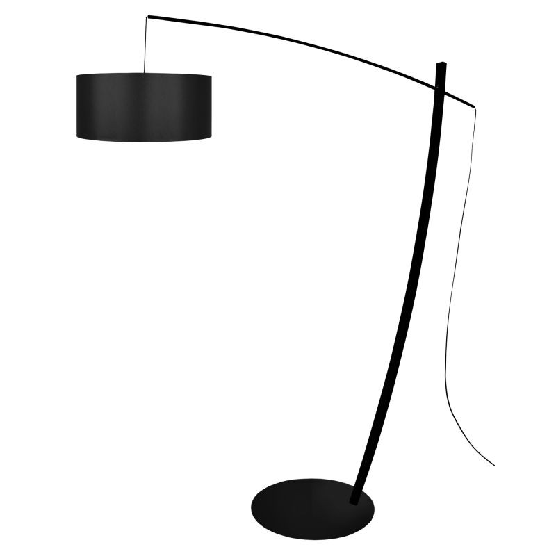 Metal floor lamp 200 cm CAVAL (Black) - image 57865