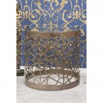 Bronze tinted metal coffee table and TEMPERED GLASS TOP SOLEDAD (Bronze)