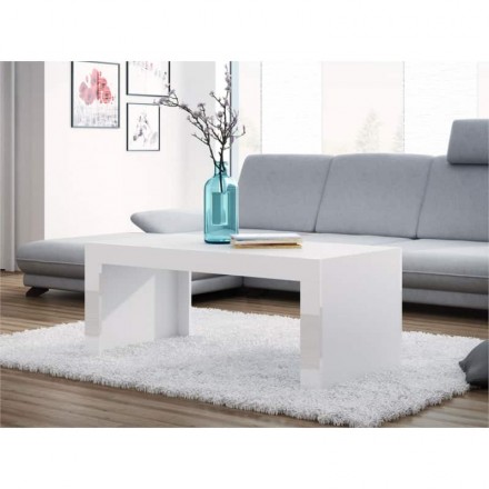  Mesas de centro elevables LED para sala de estar, mesa de centro  blanca brillante con almacenamiento, moderna mesa de centro con 16 colores  de luz, mesa central rectangular de madera para