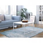 Square coffee table 67x67 cm BARRY (White)