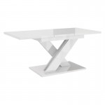 Extendable dining table 140, 180 cm ROXY (White)