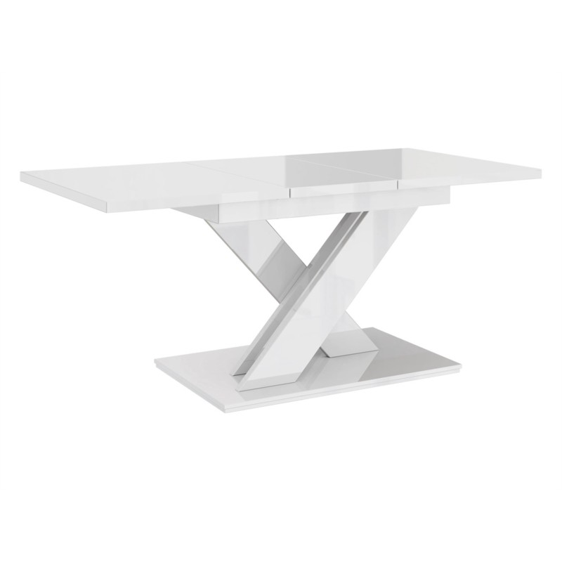 Table à manger extensible 140, 180 cm ROXY (Blanc)