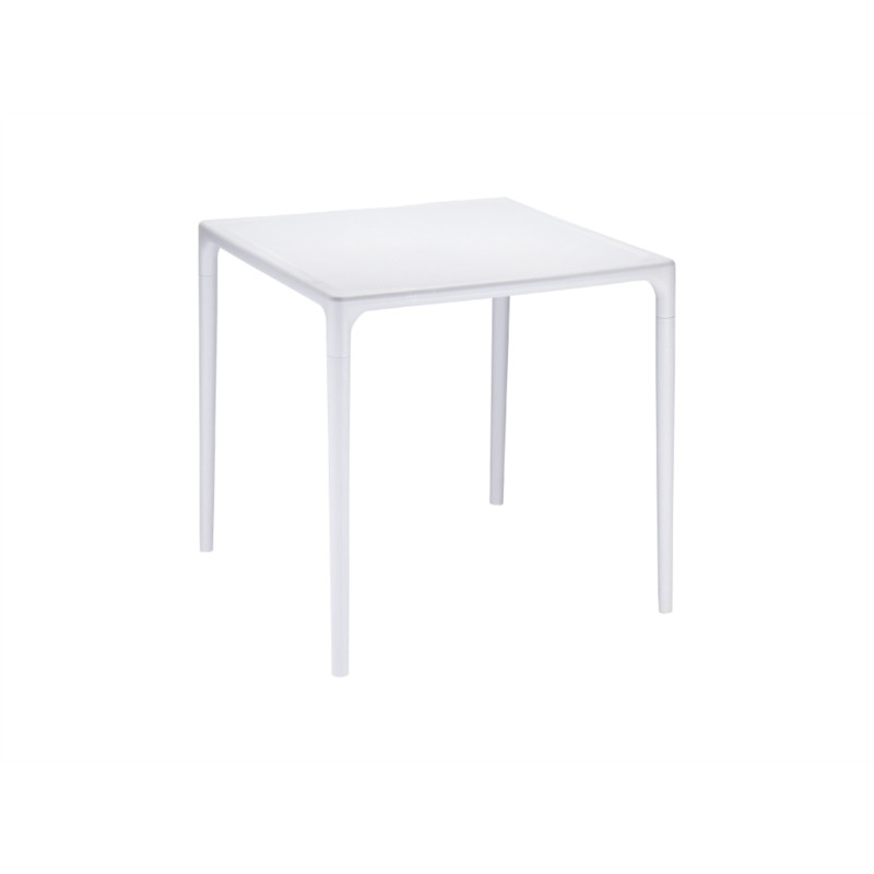 Quadratischer Tisch 80 cm Innen Außen GOZA (Grau)