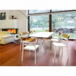 Tisch 180 cm Indoor-Outdoor MALTA (Weiß)