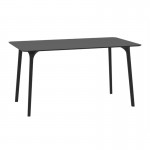 Table 140 cm Intérieur-Extérieur MAYLI (Noir)