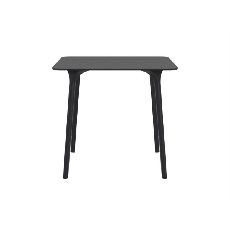 Table carrée 80 cm Intérieur-Extérieur MAYLI (Noir) - image 57984