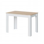 Dining table L109xD67 cm VESON (White, Oak)