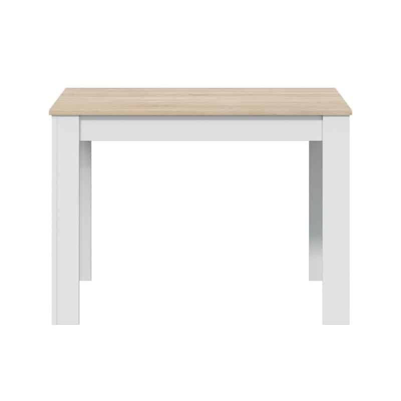 Table à manger L109xP67 cm VESON (Blanc, Chêne) - image 58015