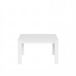 Table à manger extensible L140, 190 cm VESON (Blanc brillant)