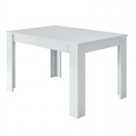 Table à manger extensible L140, 190 cm VESON (Blanc)