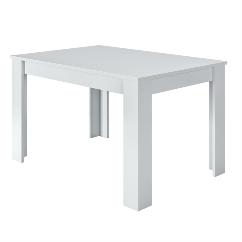 Table à manger extensible L140, 190 cm VESON (Blanc) - image 58059