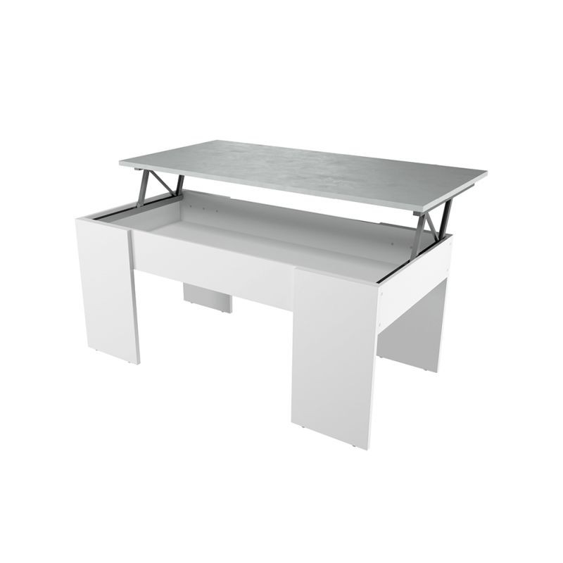 Coffee table with arkham lifting top (White, concrete) - image 58129