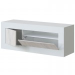 Design TV stand 2 doors L139 cm VESON (White)