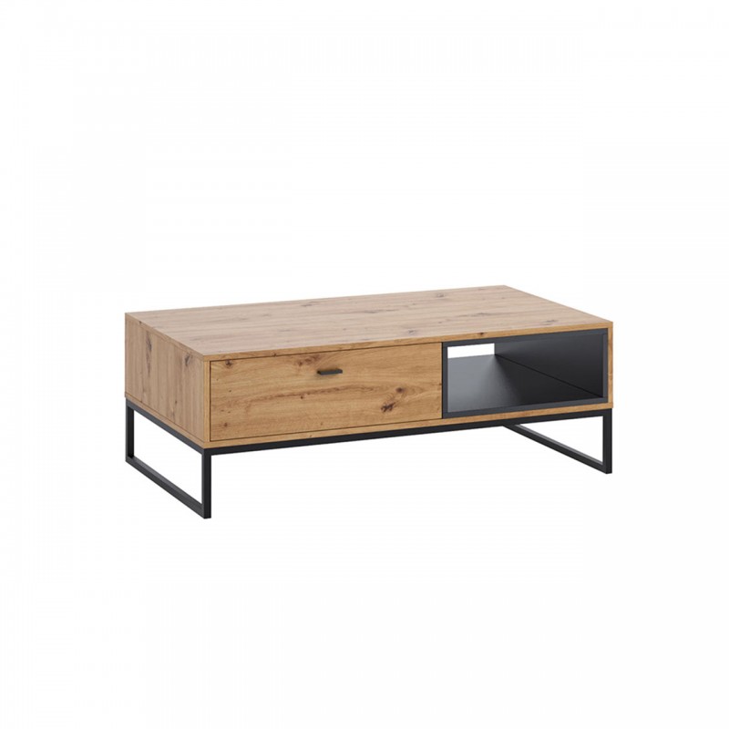 Coffee table 1 drawer 120 cm OLIE (Wood)