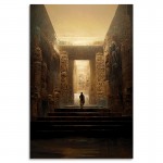 Tischdruck Metallträger Porte d'Osiris (mehrfarbig)