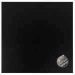 Piano quadrato in resina compressa PHIL (68x68 cm) (nero)