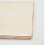 Piano quadrato in resina compressa PHIL (68x68 cm) (bianco)