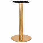 Pied de table sans plateau en métal brossé MADDOX (45x45x73 cm) (or)