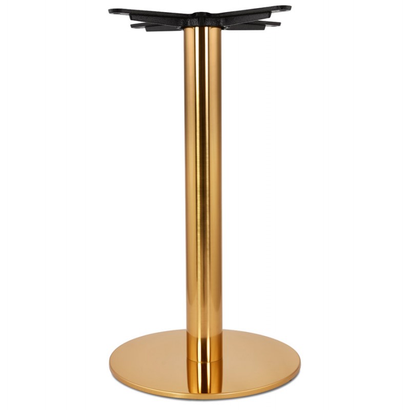 Pata de mesa sin tapa de metal cepillado MADDOX (45x45x73 cm) (oro) - image 59266