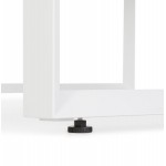 Mesa de reuniones de madera moderna (140x140 cm) LOLAN (blanco)