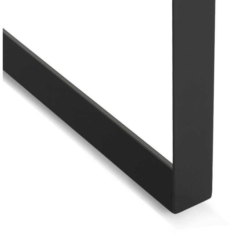 Bureau BENCH table de réunion moderne en bois (140x140 cm) LOLAN (noir) - image 59363