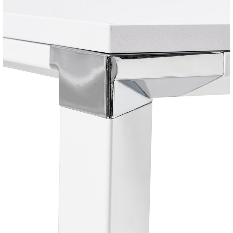 Design corner desk in wood (200x200 cm) CORPORATE (white finish) - image 59619