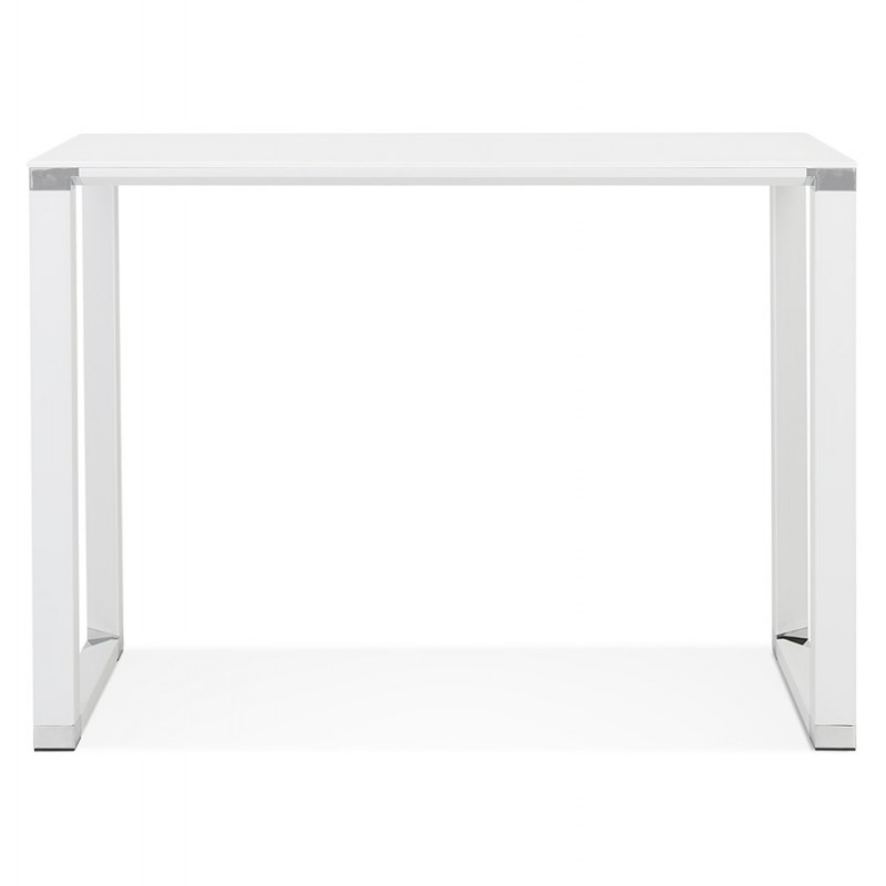 Bureau haut design en verre trempé (70x140 cm) BOIN MAX (finition blanc) - image 59671