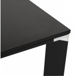 High Design Holzschreibtisch (70x140 cm) BOUNY MAX (schwarz)