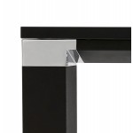 High Design Holzschreibtisch (70x140 cm) BOUNY MAX (schwarz)