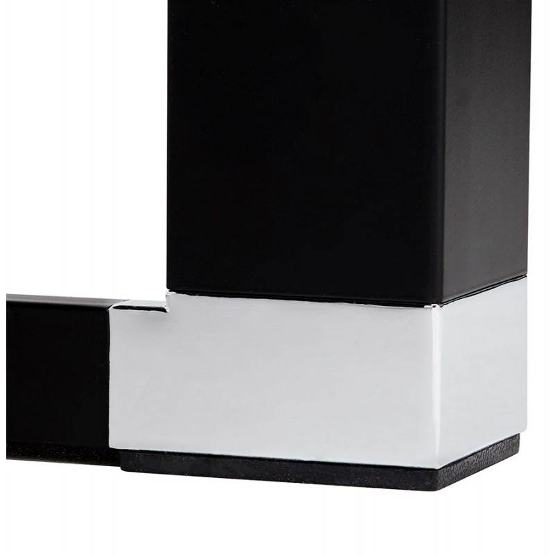 High design wooden desk (70x140 cm) BOUNY MAX (black finish) - image 59689