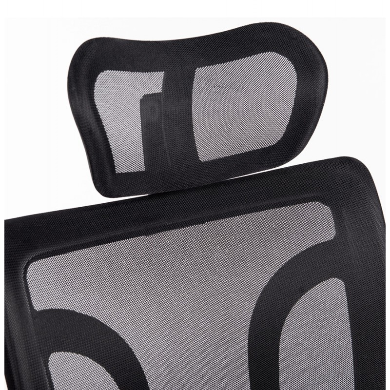 Silla de oficina ergonómica en tejido SEATTLE (negro) - image 59739