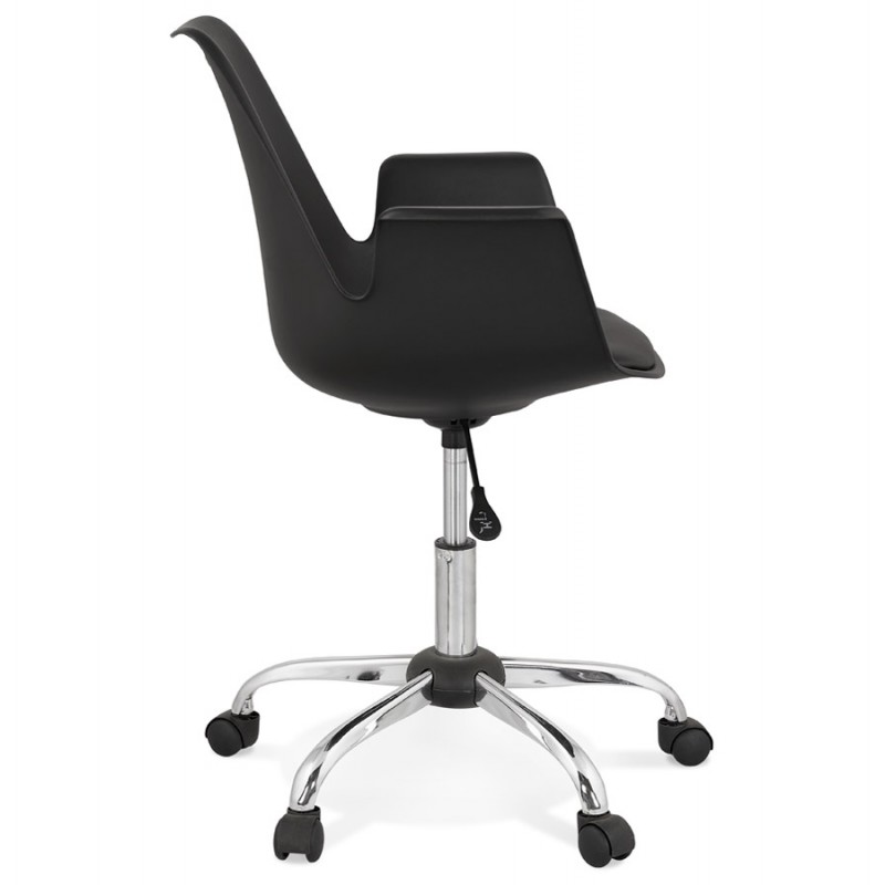 Office chair with armrests LORENZO (black) - image 59762