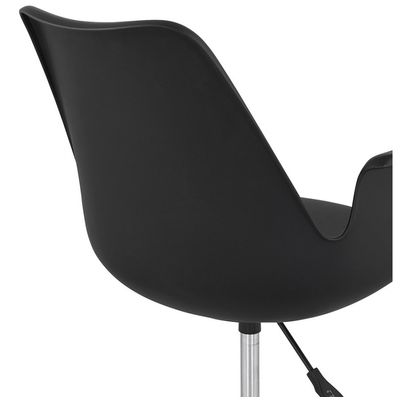 Office chair with armrests LORENZO (black) - image 59769