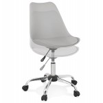 Design office chair on wheels ANTONIO (grey)